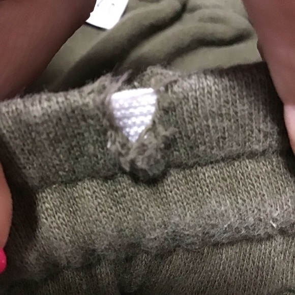 Danielle Guizio Inside Out Jogger in Army Green. - Picture 13 of 13